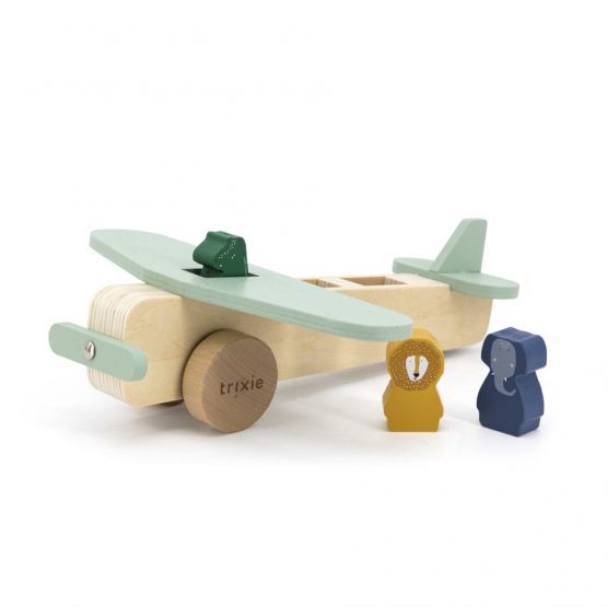 Wooden Animal Airplane by Trixie