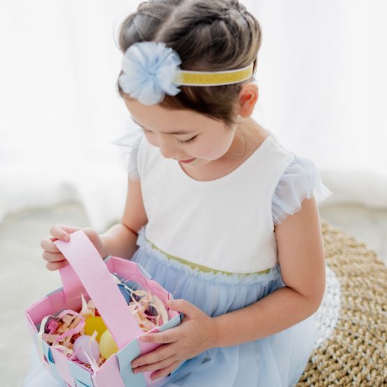 *Bestseller* Flower Girl Series - Bubble Dress in Blue