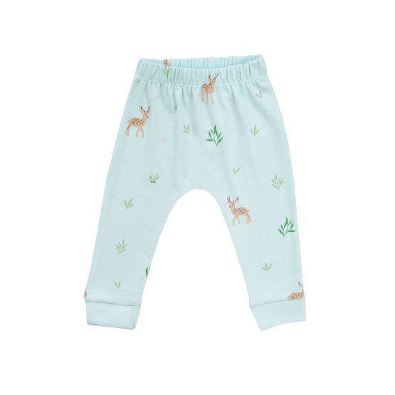 Baby Organic Leggings in Deer Print