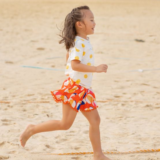 Resort Series - Girls Skorts in Beach Ball Print
