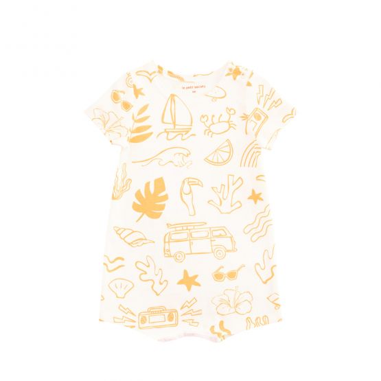 Resort Series - Baby Romper in Island Print