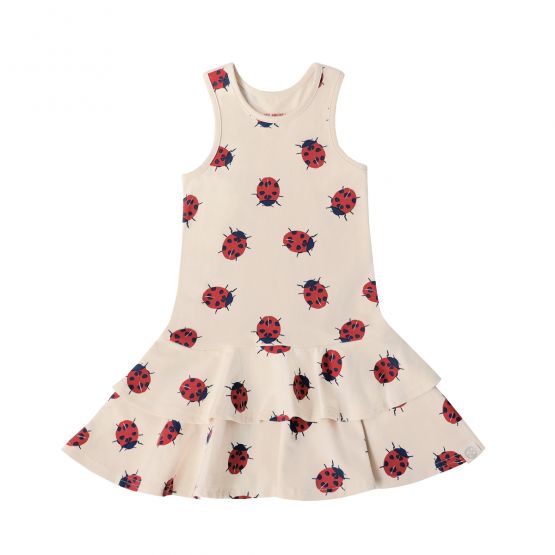 Made For Play - Girls Skater Dress in Ladybug Print