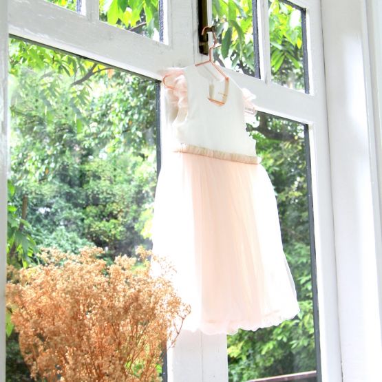 *Bestseller* Flower Girl Series - Bubble Dress in Soft Pink