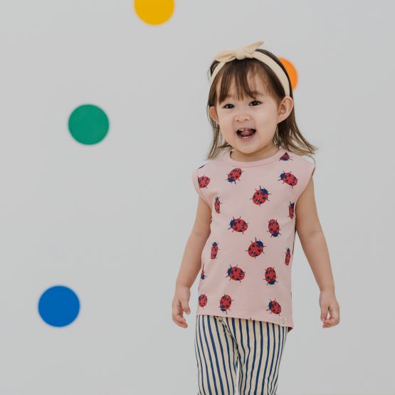 Made For Play - Kids Tank in Ladybug Print 