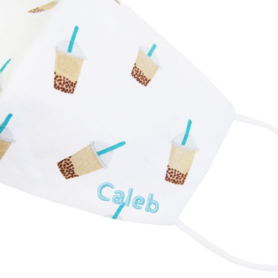 Reusable Kids & Adult Mask in Bubble Tea Print (Personalisable)