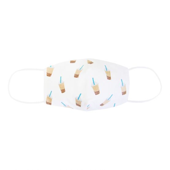 Reusable Kids & Adult Mask in Bubble Tea Print (Personalisable)