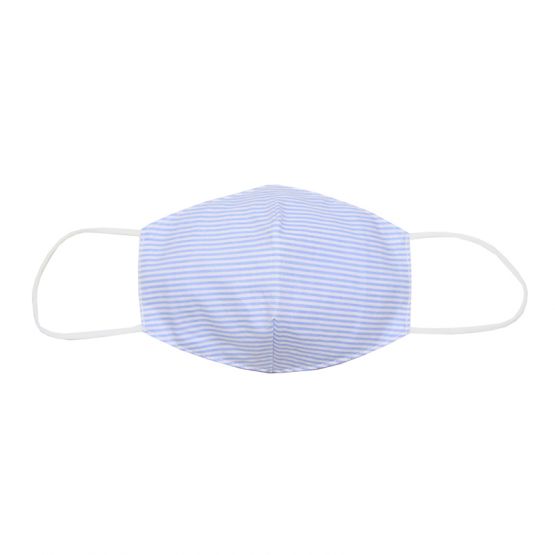 Reusable Kids & Adult Mask in Light Blue Stripes (Personalisable)