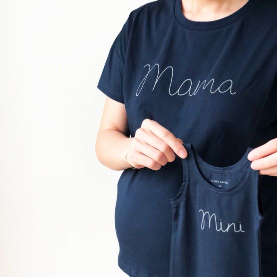 Family Tees - Mama Tee in Navy