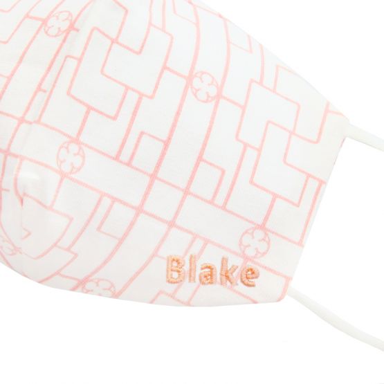 Reusable Kids & Adult Mask in Pink Motif Print (Personalisable)