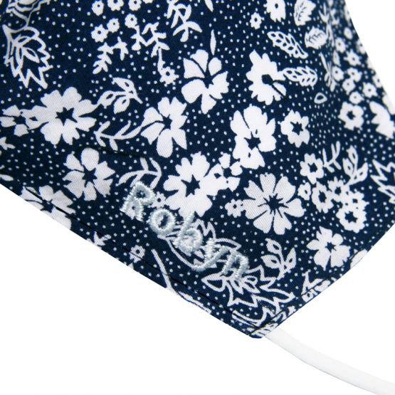 Reusable Kids & Adult Mask in Midnight Blue Floral Print (Personalisable)