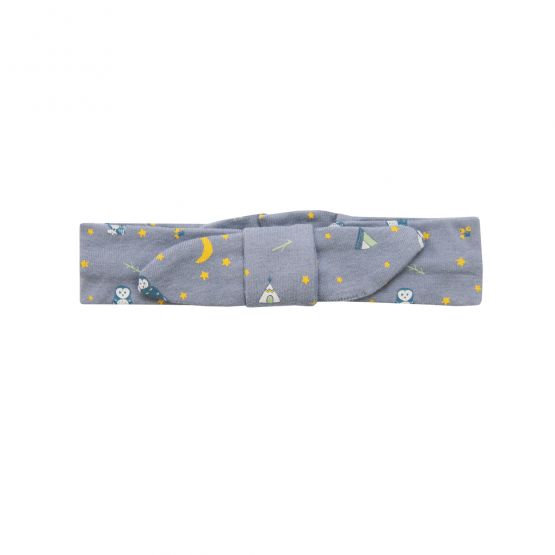 Organic Baby Headband in Owl Print