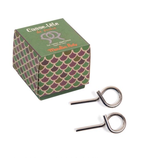 Les Petites Merveilles - Egyptian Canes Pocket Puzzle by Moulin Roty