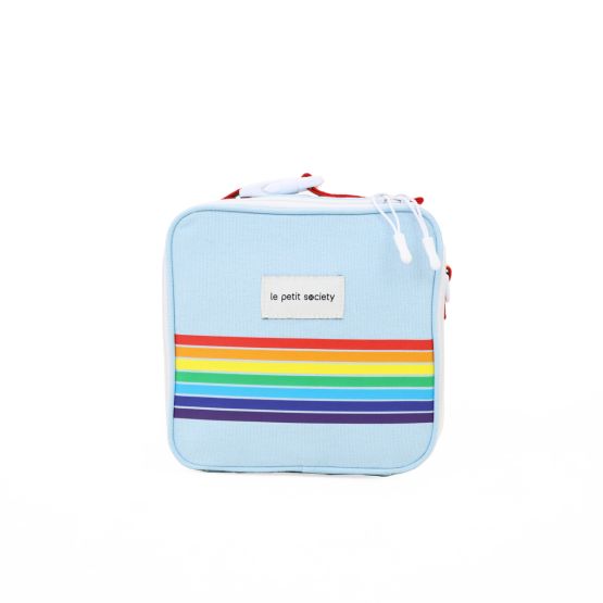 Thermal Rainbow Snack Bag in Blue