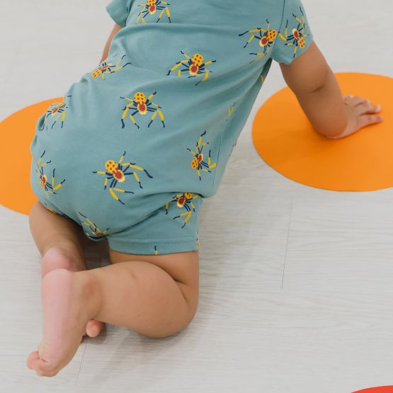 Made For Play - Baby Romper in Spider Print