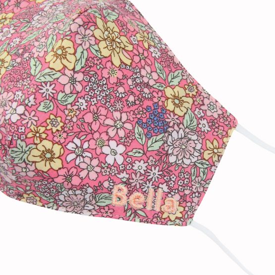 Reusable Kids & Adult Mask in Coral Spring Bloom Print (Personalisable)