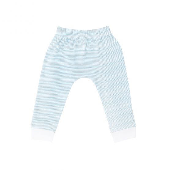 Baby Organic Leggings in Blue Stripes