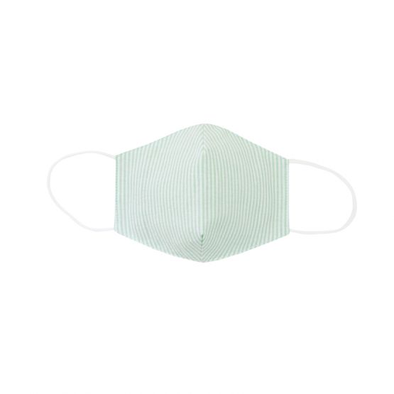 Reusable Kids & Adult Mask in Pastel Green Stripes (Personalisable)