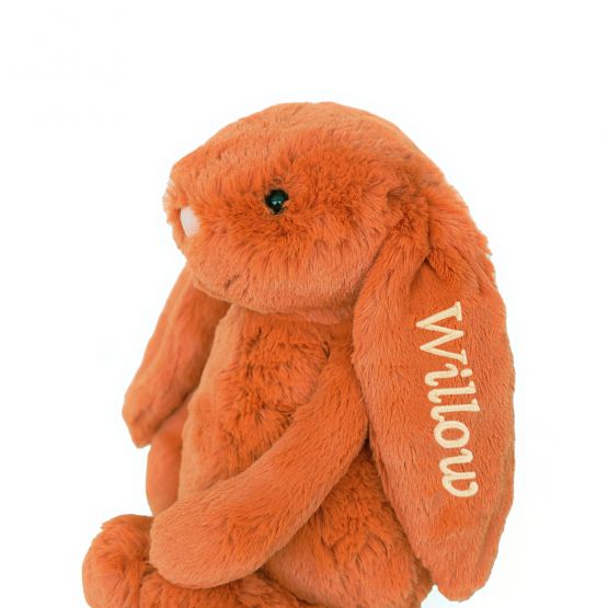 Bashful Tangerine Bunny by Jellycat (Personalisable)