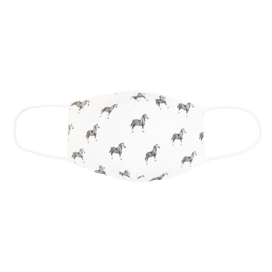 Reusable Kids & Adult Mask in Black Zebra Print (Personalisable)