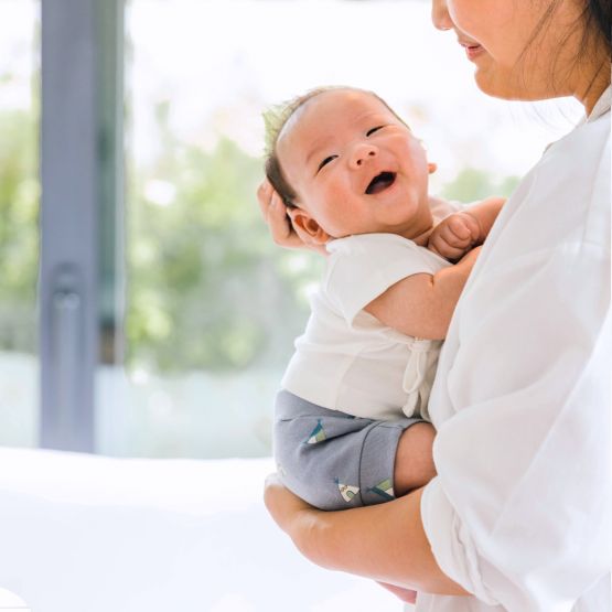 Baby Organic Short Sleeves Kimono Top in White (Personalisable)