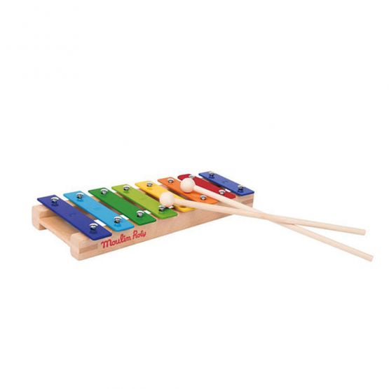 Les Popipop - Wood & Metal Xylophone by Moulin Roty